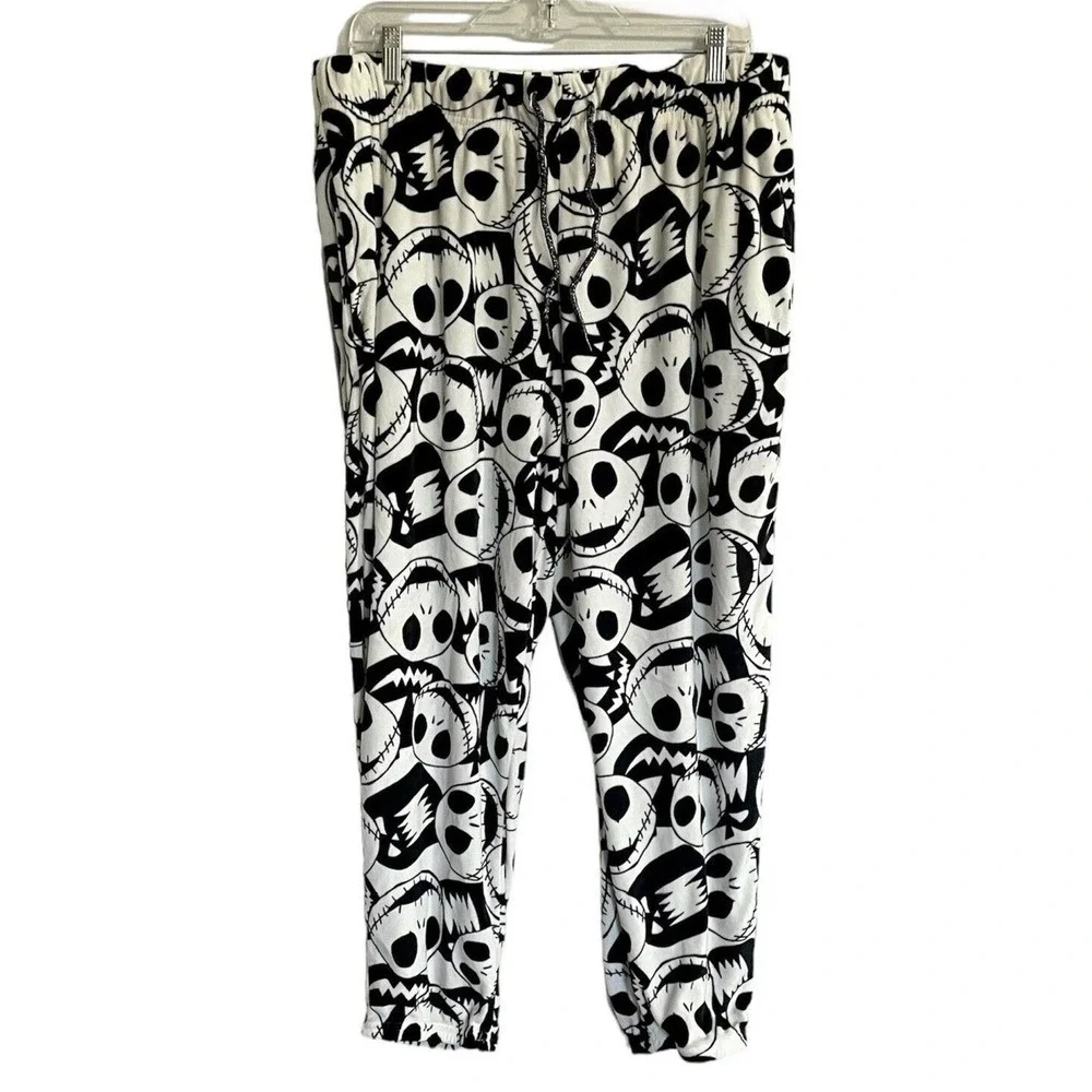 Nightmare Before Christmas Jack Pumpkin Women's Velour Sleep Jogger Size… - Picture 2 of 8